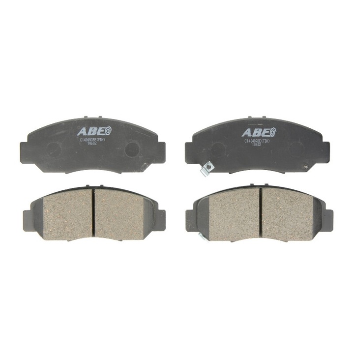 Első fékbetét készlet ABE kompatibilis a Honda Accord IV, Accord IX, Accord VII, Accord VIII, City IV, Civic IX, Civic VI, Civic VII, Civic VIII, Crossroad, Cr-v I, Cr-v II, Crx III típusokkal