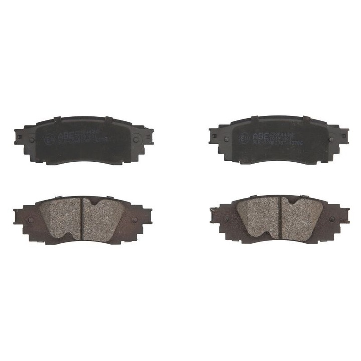ABE hátsó fékbetét készlet, Toyota Camry, C-hr, Corolla Cross, Prius, Rav 4 V, Yaris Cross kompatibilis