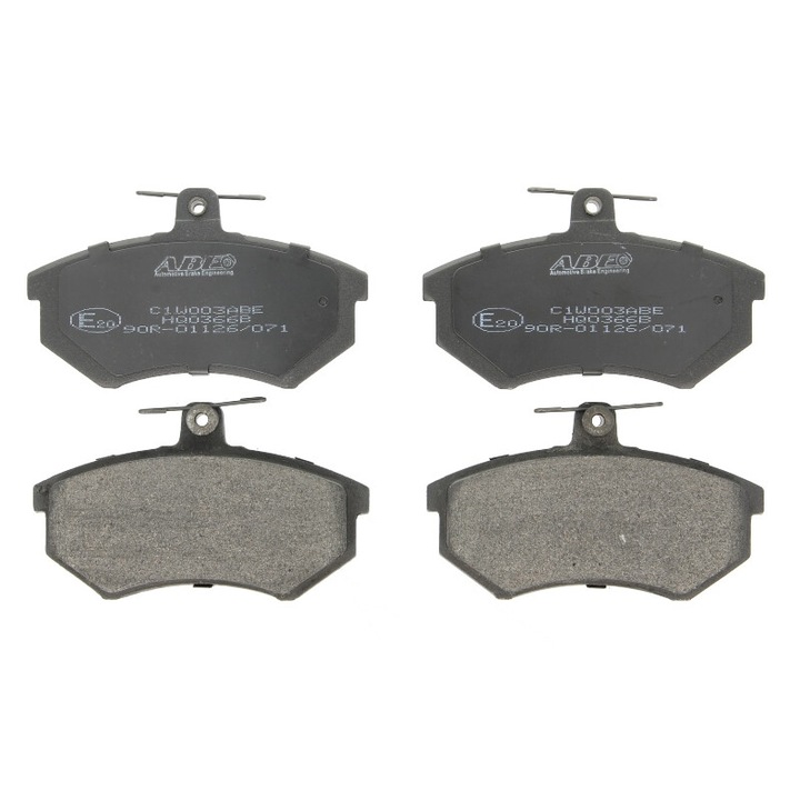 ABE első fékbetét készlet, Audi 80 B2, 90 B2, A4 B6, Coupe B2, Coupe B3