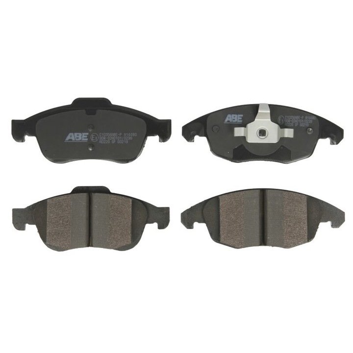 Első fékbetét készlet ABE, kompatibilis Peugeot 5008, Partner