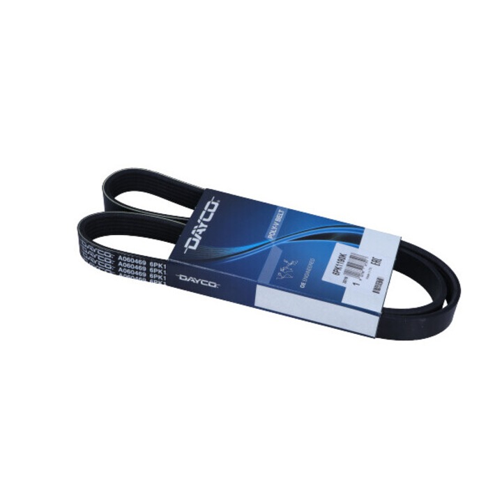 Autóalkatrész, Dayco, többcsatornás szíj 6PK1190K