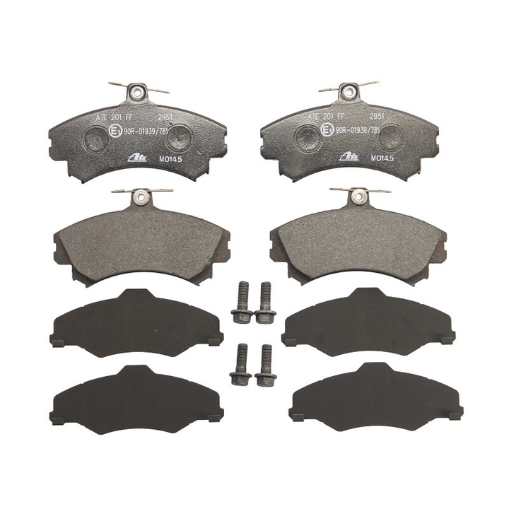 Set placute de frana fata ATE compatibile cu Smart Forfour