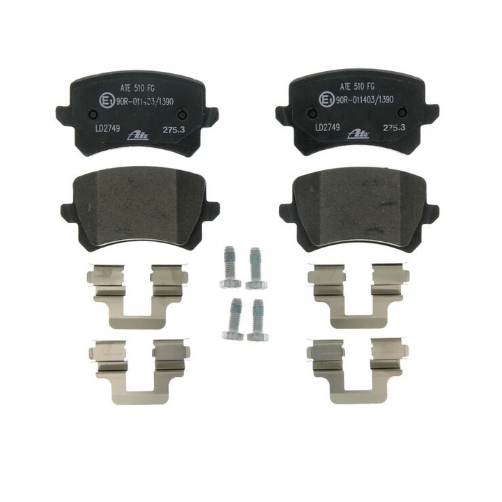 Комплект задни накладки ATE съвместими с Audi A3, A4 B6, A4 B7, A6 Allroad C6, A6 C6, Q3, Tt