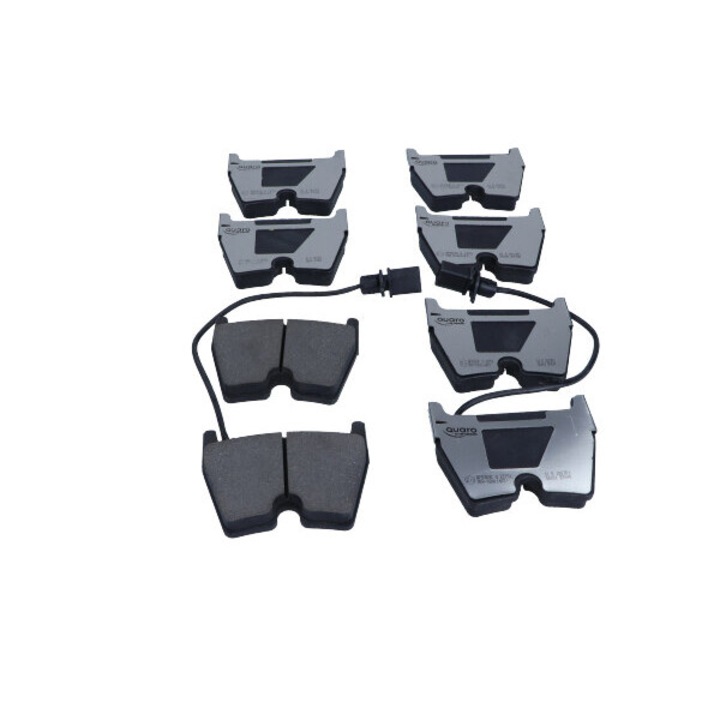 QUARO fékbetét készlet AUDI A4/A5/R8 4.2-5.2 QUATTRO 05-15-höz, kerámia, ezüst