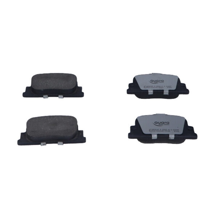 QUARO hátsó fékbetét készlet Toyota Prius 1.5 03-09-hez, kerámia, ezüst