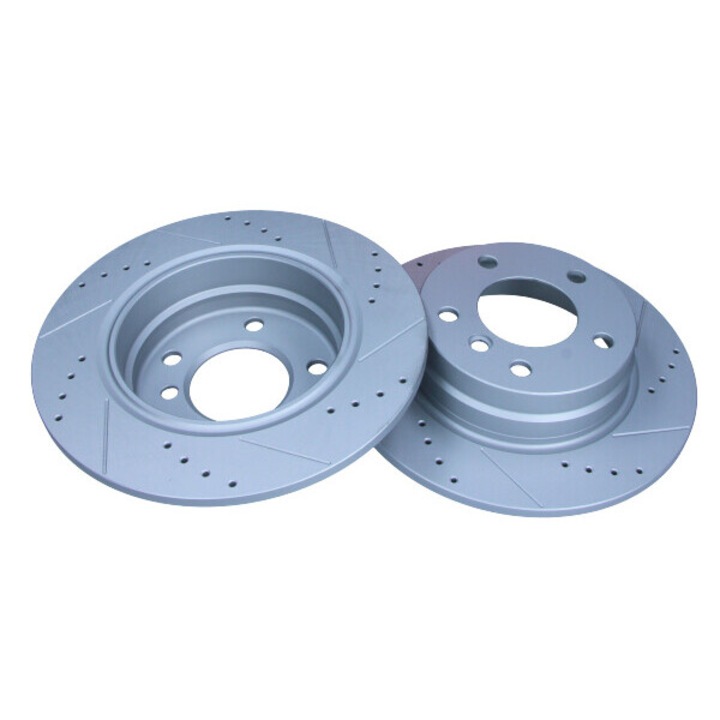Disc frana spate Maxgear pentru BMW E36 90-/E46, perforat si taiat, cu strat anticoroziv