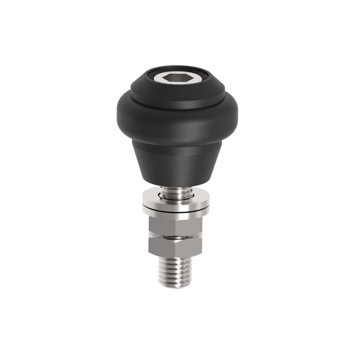 Rola din plastic 43 mm Neagra