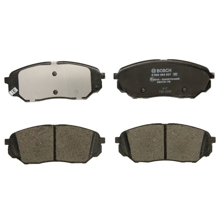 Комплект предни спирачни накладки BOSCH съвместими с Hyundai Santa Fe IV, Santa Fe IV/suv, Santa Fe III