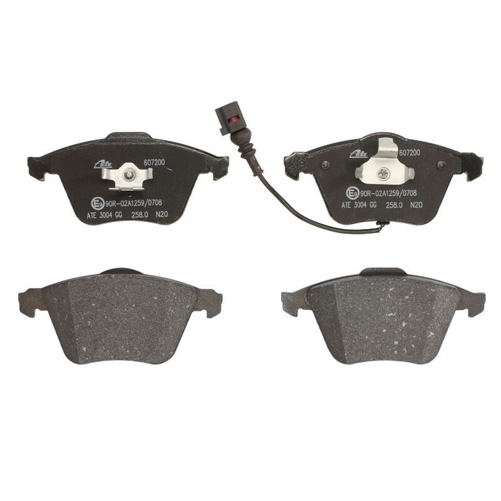 Set placute de frana fata ATE compatibile cu Vw Eos, Golf IV, Golf V, Golf VI, Passat B6 187172