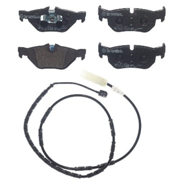 BREMBO hátsó fékbetét készlet kompatibilis a következőkkel: Bmw 1 E81, 1 E87, 1 E88, 3 E90, 3 E91, 3 E92, 3 E93