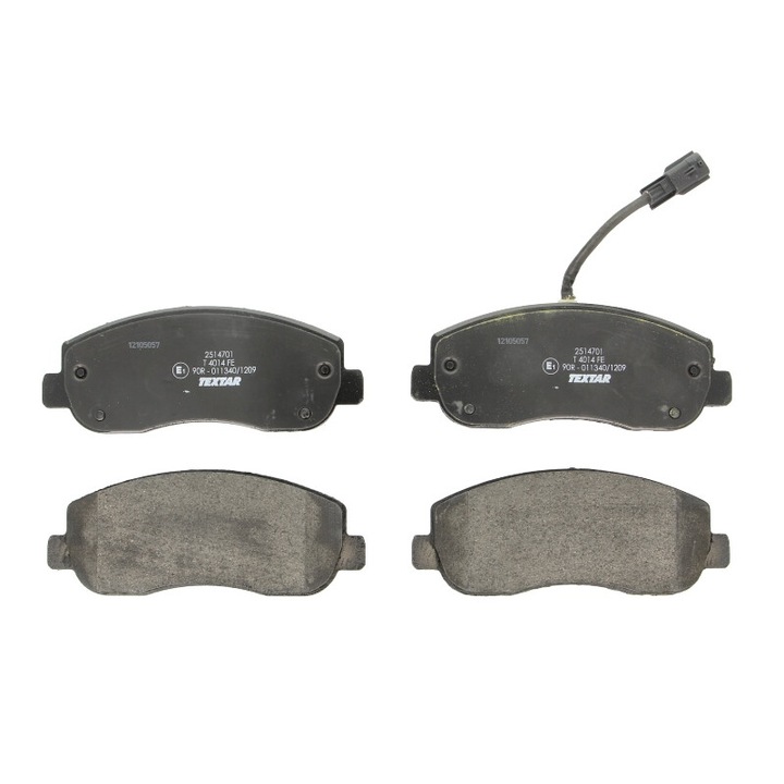 TEXTAR első fékbetét készlet kompatibilis a Renault Master III-mal