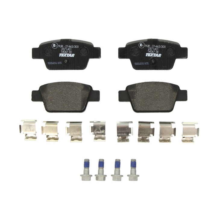 TEXTAR hátsó fékbetét készlet kompatibilis a Lancia Delta III-mal