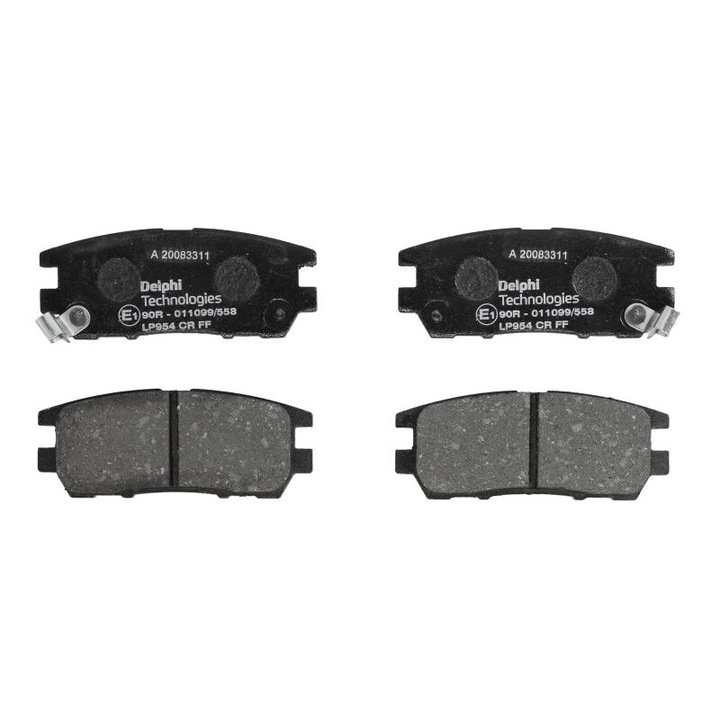 Mitsubishi Delica / Space Gear, Eclipse III, Eclipse IV, L400, Pajero I, Pajero II, Pajero Sport I, Sigma kompatibilis DELPHI hátsó fékbetét készlet