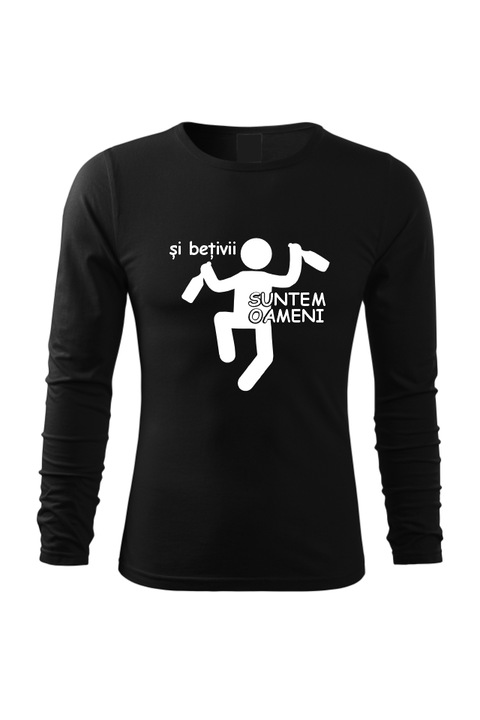 Bluza cu maneca lunga, Si betivii suntem oameni, Negru