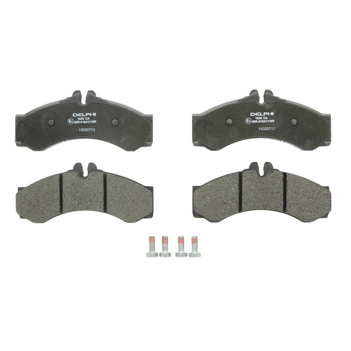 Комплект предни/задни спирачни накладки DELPHI съвместими с Iveco Daily II, Daily III