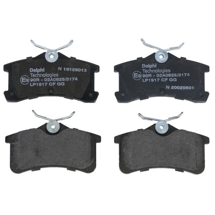 DELPHI hátsó fékbetét készlet Toyota Avensis, Corolla kompatibilis