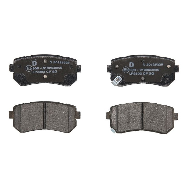 Hyundai Creta, I20 I, I30, Ix35, Kona, Kona/suv, Sonata VII kompatibilis DELPHI hátsó fékbetét készlet