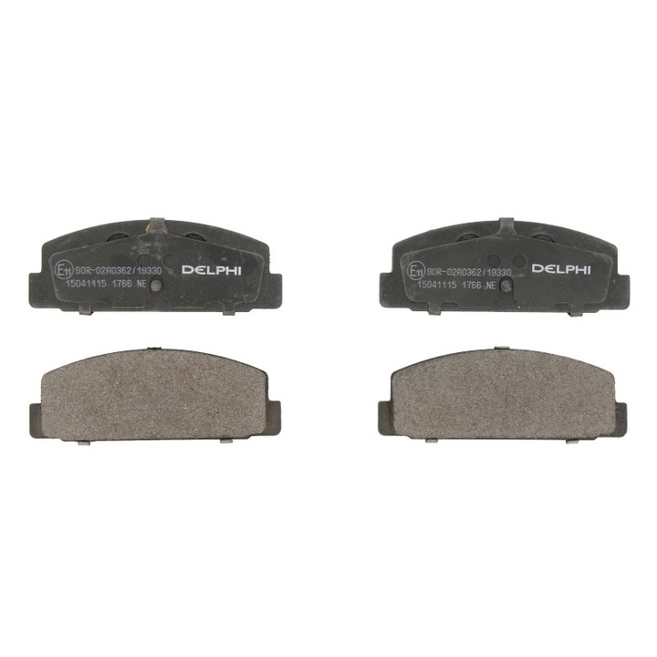 Mazda 323 FV, 323 F VI, 6 modellekkel kompatibilis DELPHI hátsó fékbetét készlet