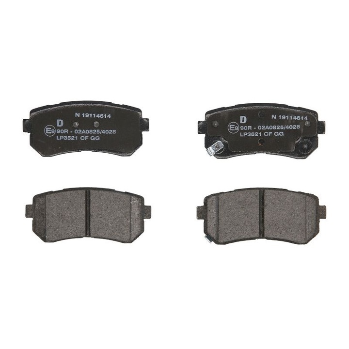 Hyundai Accent III, I20 I, I30, Ix20, Ix35 kompatibilis DELPHI hátsó fékbetét készlet