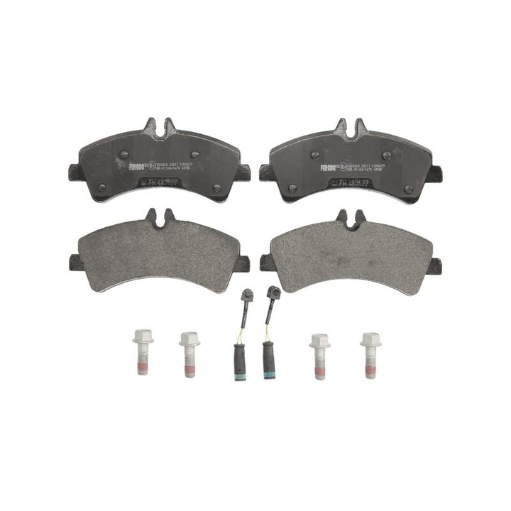 FERODO hátsó fékbetét készlet kompatibilis Vw Crafter 30-35, Crafter 30-50