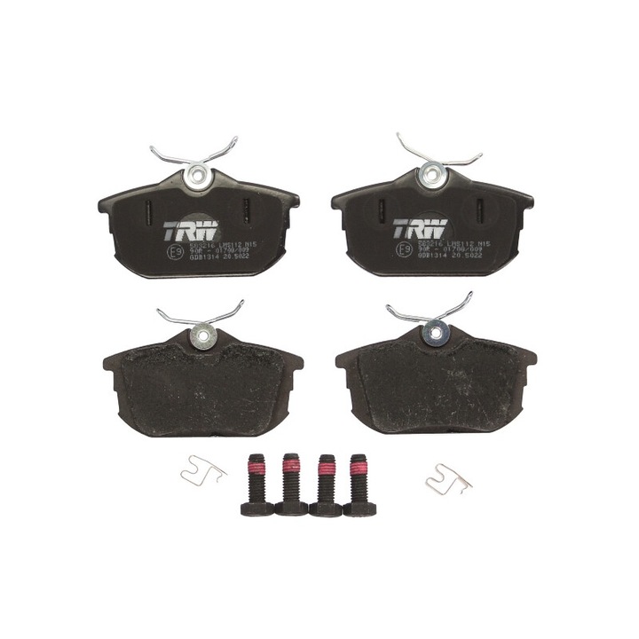 TRW hátsó fékbetét készlet, kompatibilis a Mitsubishi Carisma, Colt Czc VI, Colt VI, Space Star modellekkel