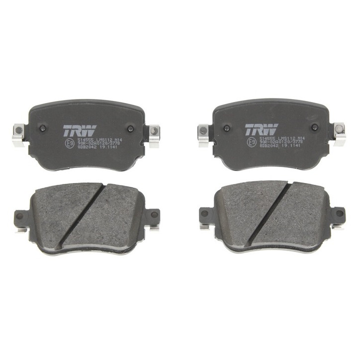 TRW hátsó fékbetét készlet kompatibilis Seat Alhambra, Leon, Leon Sc, Leon St, Leon St/kombi, Leon/ferdehátú