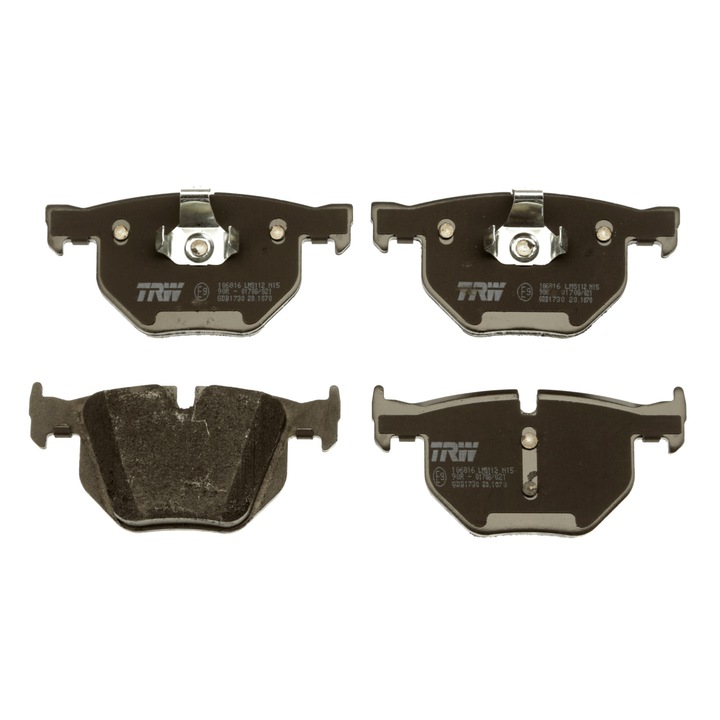 Set placute de frana spate TRW compatibile cu Bmw X5 E70, X5 F15, F85, X6 E71, E72, X6 F16, F86
