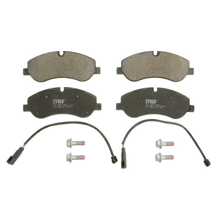 Комплект накладки за предни спирачки TRW, съвместим с Ford Usa Transit-150, Transit-350