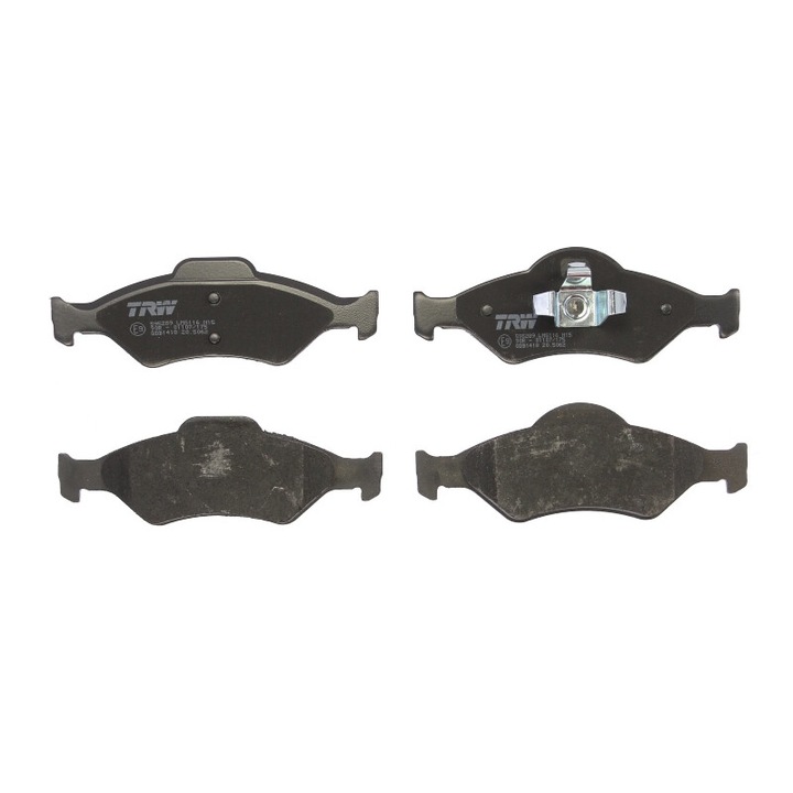 Set placute de frana fata TRW compatibile cu Ford Courier, Escort Classic, Escort VI, Escort VI/kombi, Fiesta III, Fiesta IV, Fiesta/hatchback, Fiesta/minivan, Ka