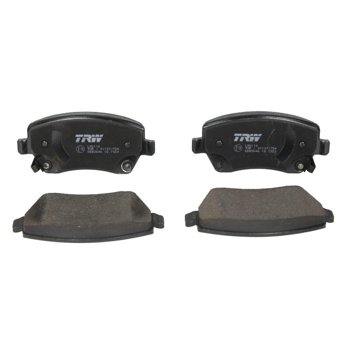 Set placute de frana fata TRW compatibile cu Renault Clio IV