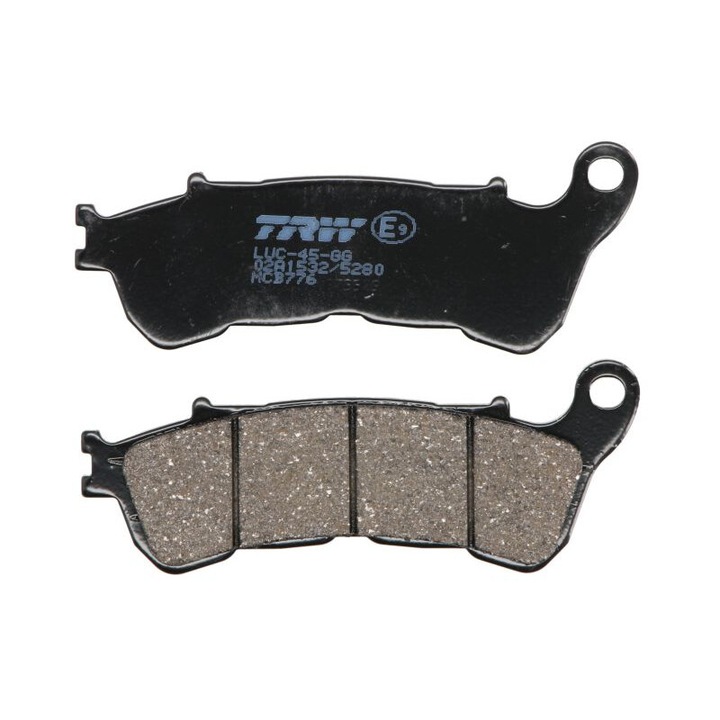 TRW első/hátsó fékbetét készlet kompatibilis a Honda Cb, Cbf, Cbr, Ctx, Fes, Fjs, Forza, Integra, Nc 125-1800 típusokkal