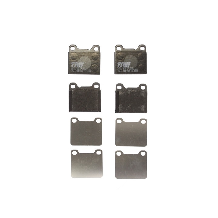 TRW hátsó fékbetét készlet, amely kompatibilis a Volvo 240, 260, 740, 760, 780, 850, 940, 940 II, 960, 960 II, C70 I, S70, V70 I, V90 I típusokkal