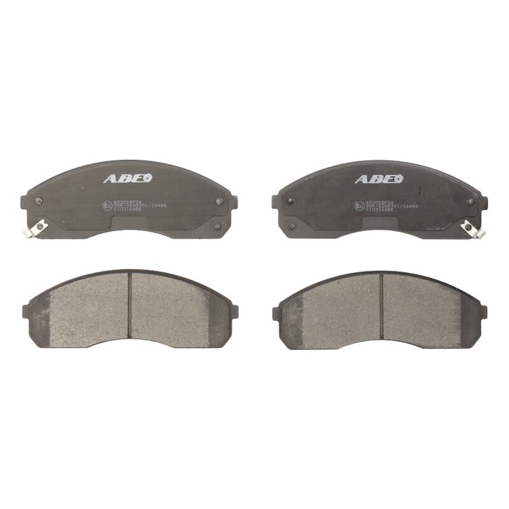 Első fékbetét készlet ABE kompatibilis Kia Besta, Bongo, Carnival I, Carnival II, K2900, Pregio, Pregio II
