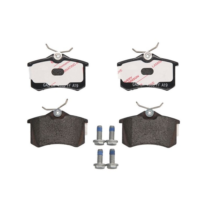 ATE hátsó fékbetét készlet, Audi A1, A1 Allstreet, A1 City Carver, A2, A3, A4 B5, A4 B6, A4 B7, A6 C5, A8 D2, Tt kompatibilis