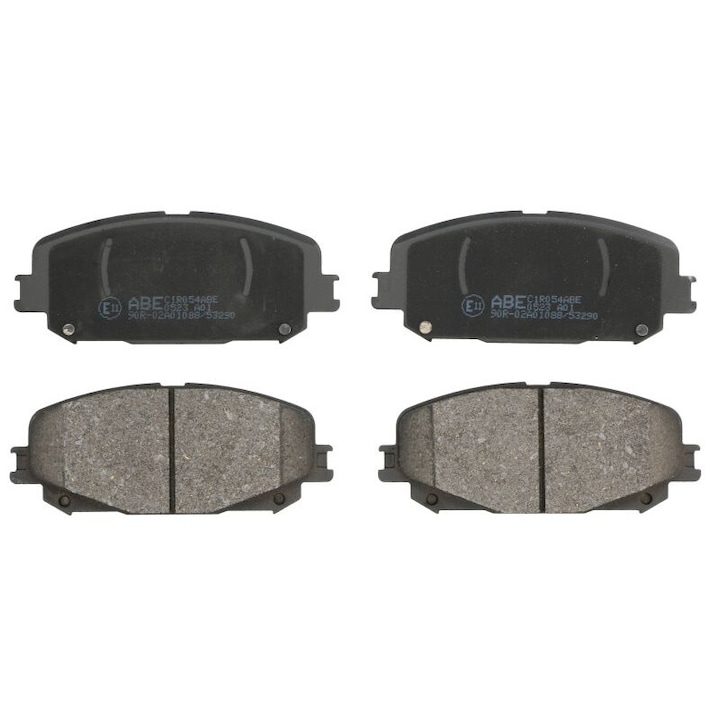 Első fékbetét készlet ABE, kompatibilis Renault Arkana I, Captur II, Espace V, Grand Scenic IV, Megane IV, Scenic IV, Talisman