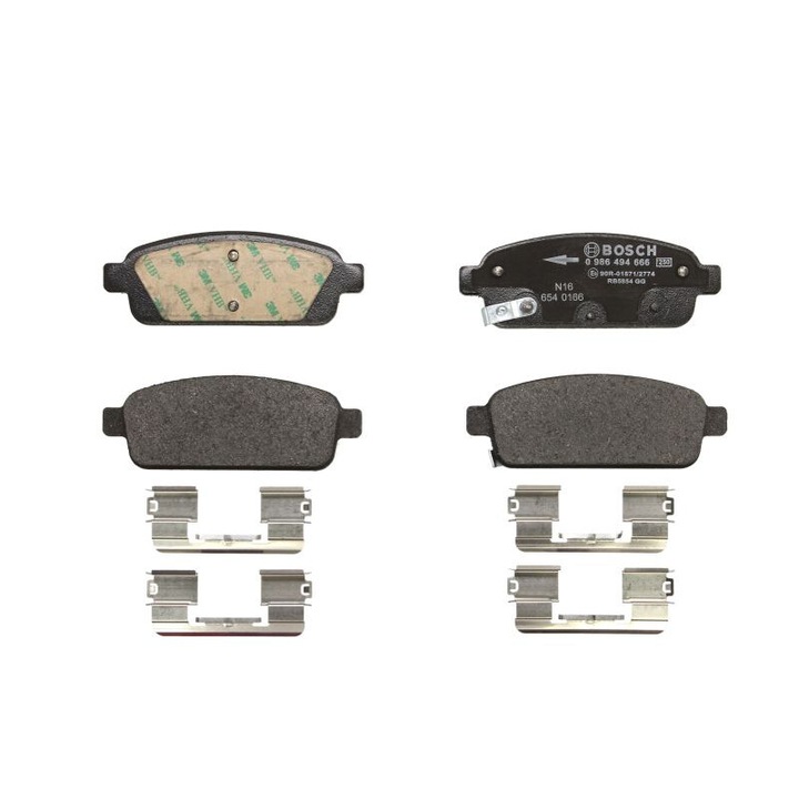 BOSCH hátsó fékbetét készlet, kompatibilis: Opel Astra J, Astra J Gtc, Astra J/ferdehátú, Mokka / Mokka X, Zafira C
