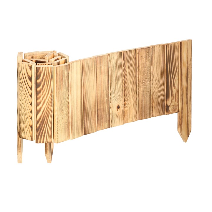 Дървена палисада, Kotarbau, 20x110см, лесен монтаж, защита за градината