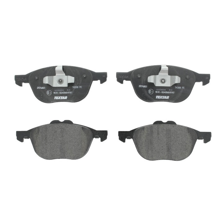 Set placute de frana fata TEXTAR compatibile cu Ford C-max, C-max II, Ecosport, Focus C-max, Focus II, Focus III, Grand C-max, Kuga II, Tourneo Connect V408 Nadwozie Wielko, Transit Connect