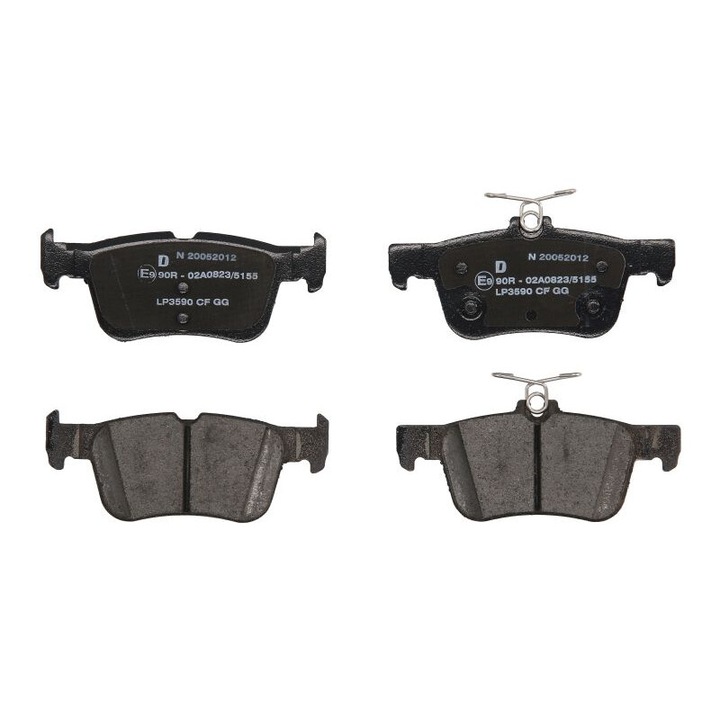 Set placute de frana spate DELPHI compatibile cu Ford Focus IV, Kuga II, Kuga III, Mondeo V