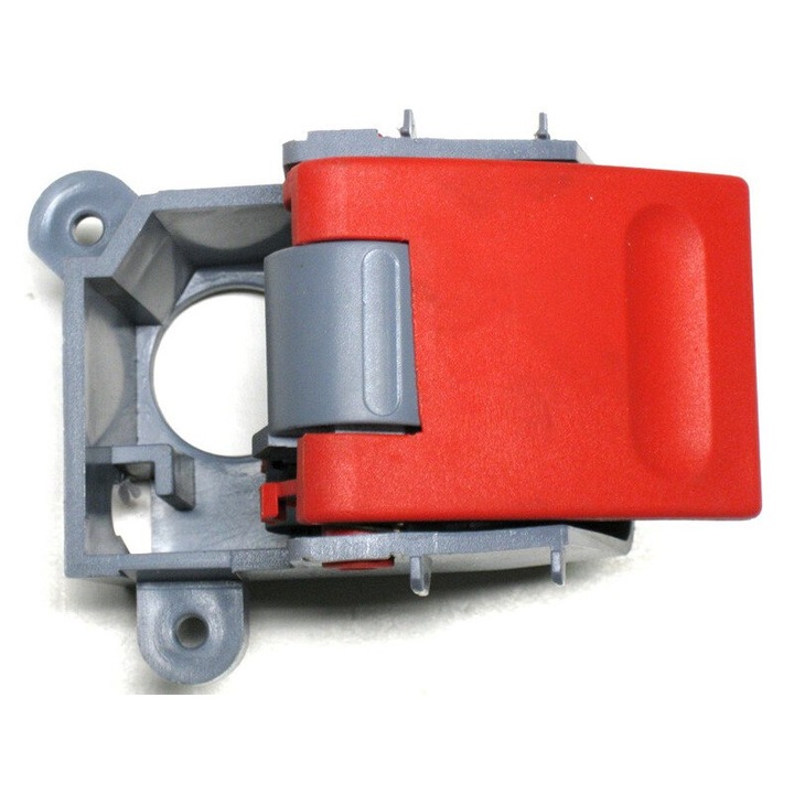 Bal ajtókilincs, MODECAR, Mercedes Sprinter/VW LT, 1995-2006, szürke, piros kilincsekkel