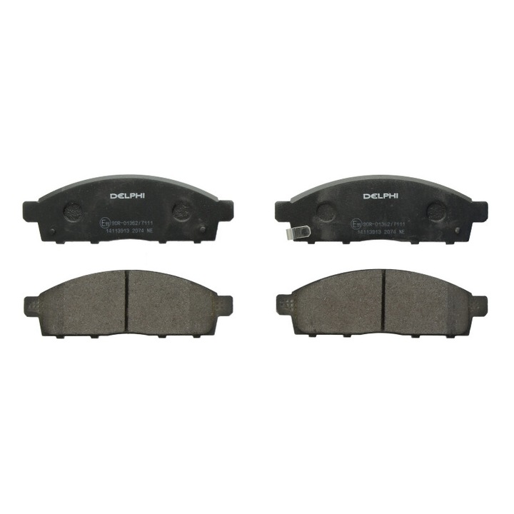 DELPHI első fékbetét készlet kompatibilis a Mitsubishi L200 / Triton, Pajero Sport II-vel