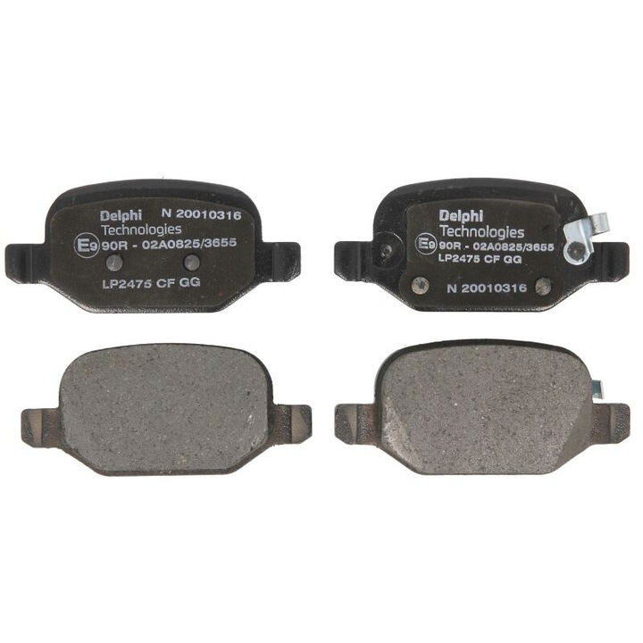 Fiat 500L-rel kompatibilis DELPHI hátsó fékbetét készlet