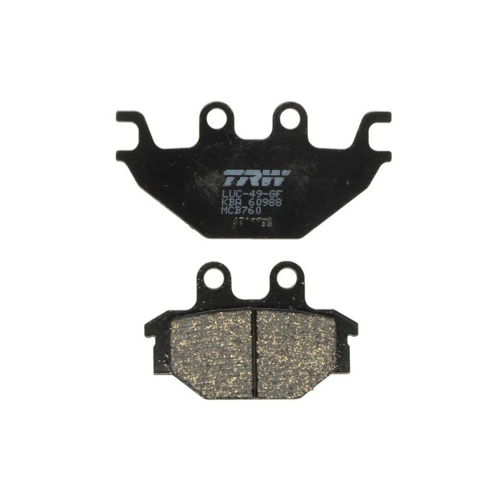 Комплект предни/задни спирачни накладки TRW, съвместим с Adly 320, 500, Atv