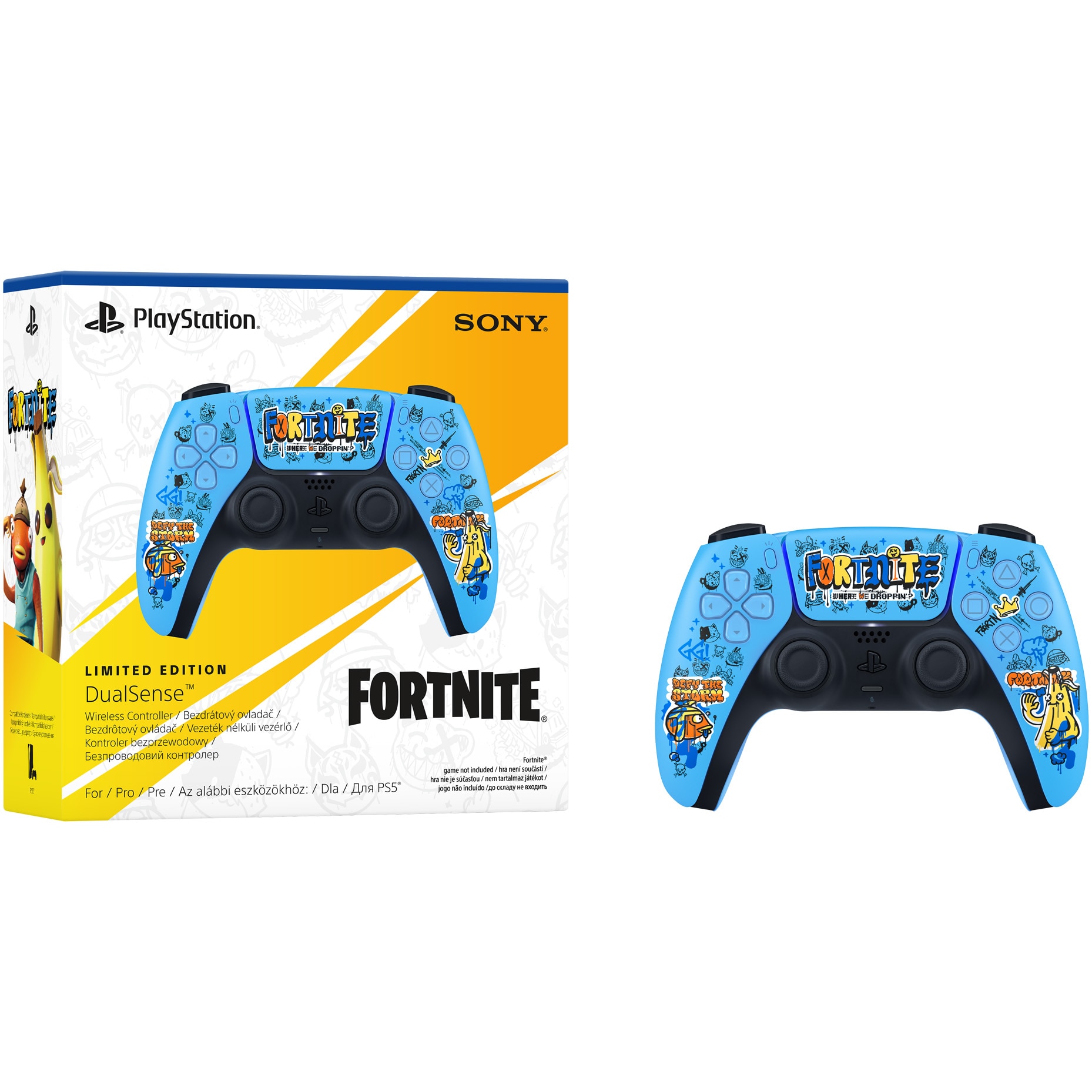 Controller Wireless PlayStation 5 (PS5) DualSense, Fortnite Controller Wireless PlayStation 5 (PS5) DualSense, Fortnite