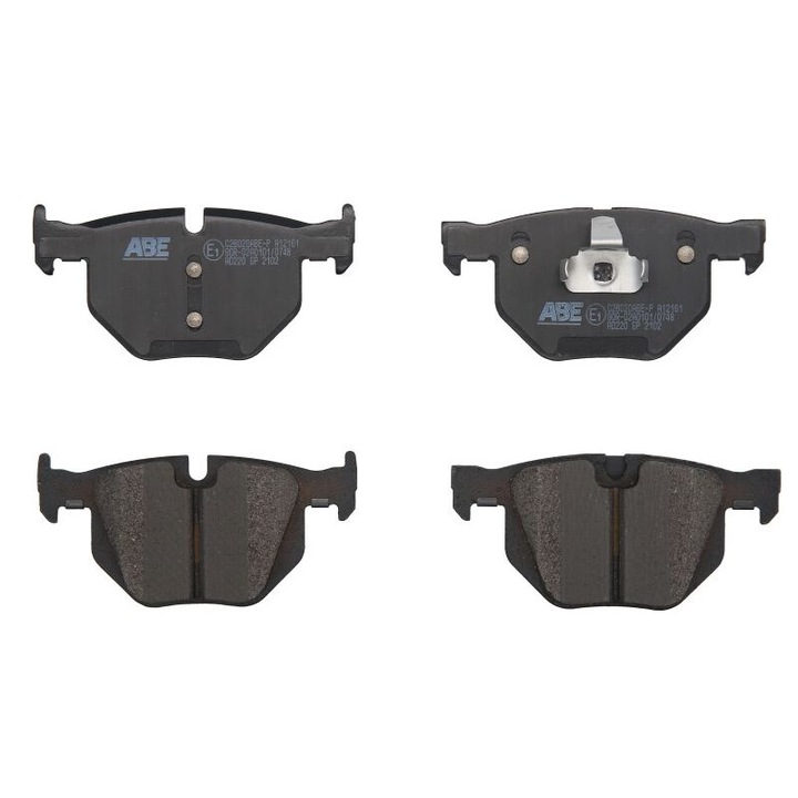 Bmw 5 E60, 7 E65, E66, E67, X5 E70, X5 F15, F85, X6 E71, E72, X6 F16, F86 158706 kompatibilis ABE hátsó fékbetét készlet