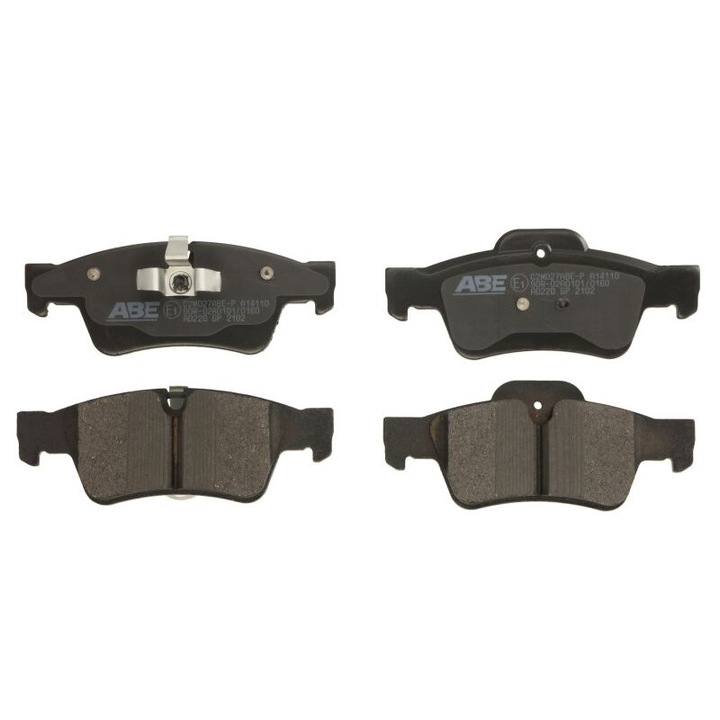 ABE hátsó fékbetét készlet, kompatibilis Mercedes G W463, Gl X164, M W164, R W251, V251, 160866