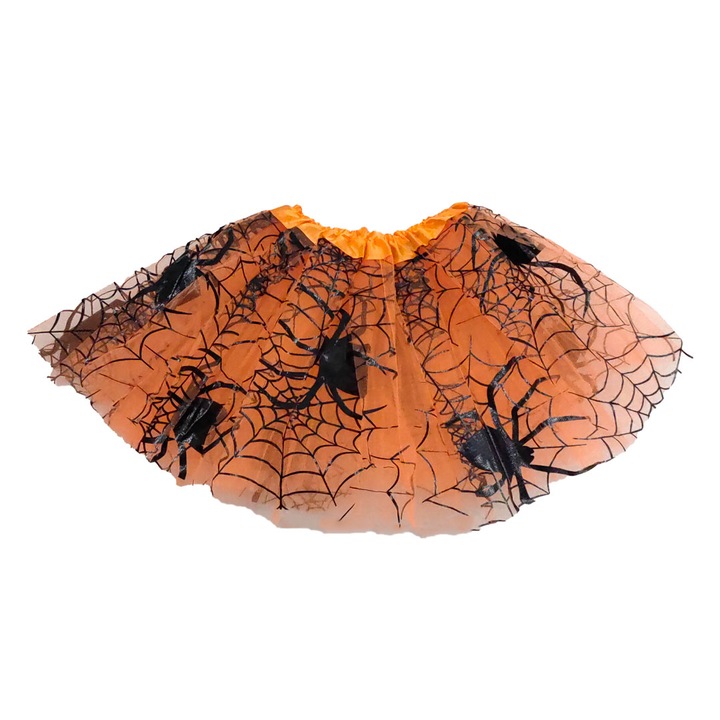 Туту пола тип балерина за Хелоуин от тюл MAS-003 оранжево 111684, Оранжев, One Size INTL