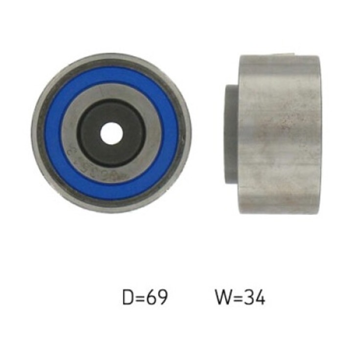 Ролка ангренажен ремък, SKF за CITROEN C5/C6 2,7/3,0HDI, PEUGEOT 2,7HDI, LANDROVER 2,7TD/3, TD