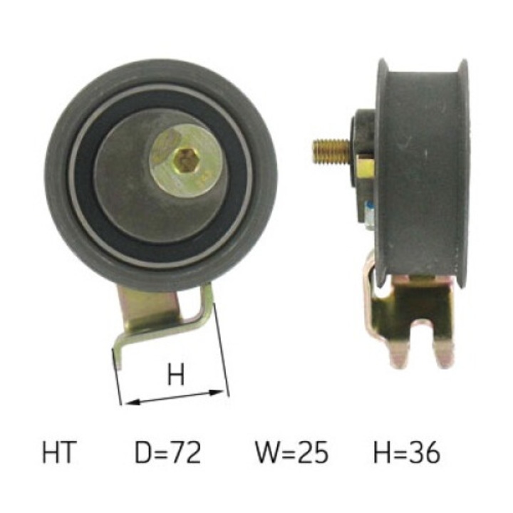 SKF, vezérműszíj VW 1.8 20V 98- TINCIATOR