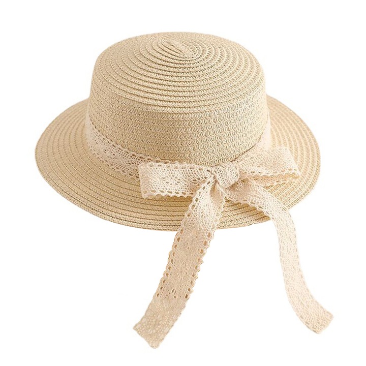 Детска шапка, Cozevdnt, Полиестер, Бежов, 51-52 см